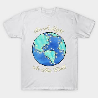 Watercolor light world teeshirt T-Shirt